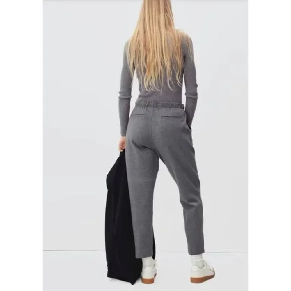 Everlane The Dream Pant In Heathered Charcoal Size Large - Picture 2 of 6